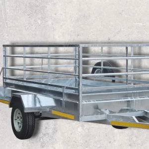 Single axle commercial trailer